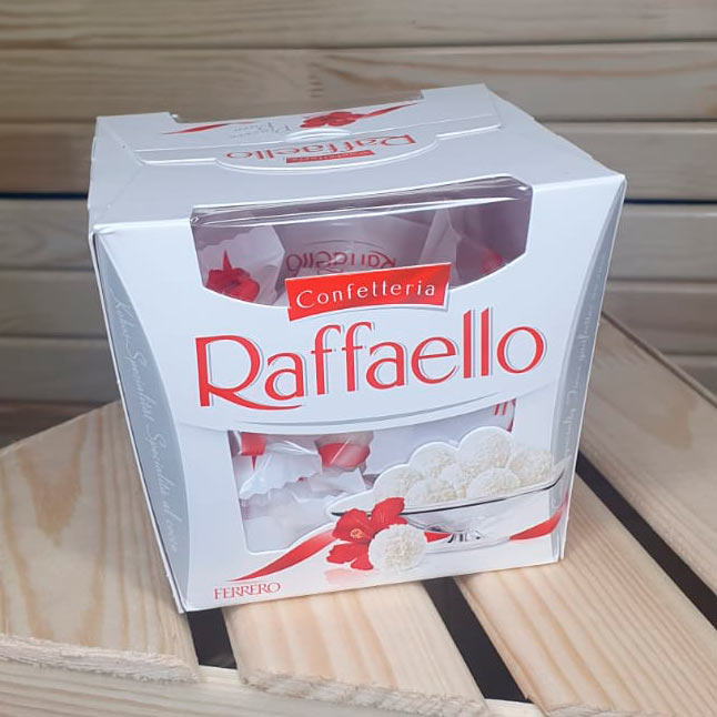 Рафаэлло 150 купить. Raffaello 150 гр.. Рафаэлло конфеты 150 гр. Рафаэлло конфеты 150 гр штрих код. Конфеты Raffaello клубника 150гр.