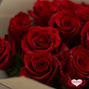Купить букет из 15 красных роз в Благовещенске