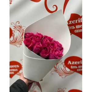 Купить букет из 11 розовых роз с доставкой в Благовещенске